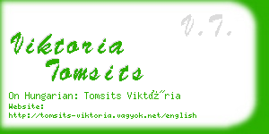 viktoria tomsits business card